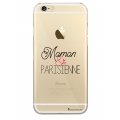 Coque iPhone 6 Plus / 6S Plus rigide transparente Maman et Parisienne Dessin La Coque Francaise