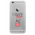 Coque iPhone 6 Plus / 6S Plus rigide transparente Paname Fraise Dessin La Coque Francaise