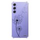 Coque Coque Samsung Galaxy A54 Silicone antichocs Solides coins renforcés Protection Housse transparente Pissenlit Evetane