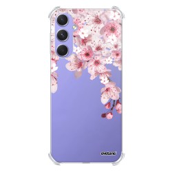 Coque Coque Samsung Galaxy A54 Silicone antichocs Solides coins renforcés Protection Housse transparente Cerisier Evetane