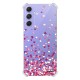Coque Coque Samsung Galaxy A54 Silicone antichocs Solides coins renforcés Protection Housse transparente Confettis De Coeur Evetane