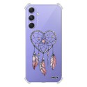 Coque Coque Samsung Galaxy A54 Silicone antichocs Solides coins renforcés Protection Housse transparente Attrape coeur Evetane
