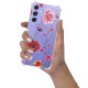 Coque Coque Samsung Galaxy A54 Silicone antichocs Solides coins renforcés Protection Housse transparente Fleurs Multicolores Evetane