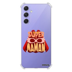 Coque Coque Samsung Galaxy A54 Silicone antichocs Solides coins renforcés Protection Housse transparente Super Maman Evetane