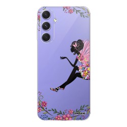 Coque Coque Samsung Galaxy A54 360 intégrale transparente Fée Fleurale Tendance Evetane.