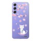 Coque Coque Samsung Galaxy A54 360 intégrale transparente Chat et Fleurs Tendance Evetane.