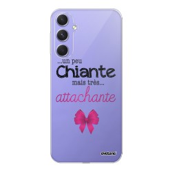 Coque Coque Samsung Galaxy A54 360 intégrale transparente Un peu chiante tres attachante Tendance Evetane.