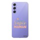 Coque Coque Samsung Galaxy A54 360 intégrale transparente Je suis une super Maman Tendance Evetane.
