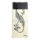 Coque Coque Samsung Galaxy Z Flip 3 Silicone antichocs Solides coins renforcés Protection Housse transparente Love Life Evetane