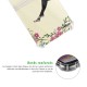 Coque Coque Samsung Galaxy Z Flip 3 Silicone antichocs Solides coins renforcés Protection Housse transparente Fée Fleurale Evetane