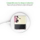 Coque Coque Samsung Galaxy Z Flip 3 Silicone antichocs Solides coins renforcés Protection Housse transparente Fée Fleurale Evetane
