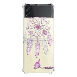 Coque Coque Samsung Galaxy Z Flip 3 Silicone antichocs Solides coins renforcés Protection Housse transparente Carpe diem Evetane