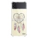 Coque Coque Samsung Galaxy Z Flip 3 Silicone antichocs Solides coins renforcés Protection Housse transparente Attrape coeur Evetane