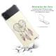 Coque Coque Samsung Galaxy Z Flip 3 Silicone antichocs Solides coins renforcés Protection Housse transparente Attrape coeur Evetane