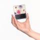 Coque Coque Samsung Galaxy Z Flip 3 Silicone antichocs Solides coins renforcés Protection Housse transparente Fleurs Multicolores Evetane