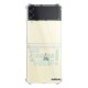 Coque Coque Samsung Galaxy Z Flip 3 Silicone antichocs Solides coins renforcés Protection Housse transparente J'aime pas le matin Evetane