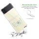Coque Coque Samsung Galaxy Z Flip 3 Silicone antichocs Solides coins renforcés Protection Housse transparente J'aime pas le matin Evetane