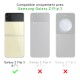 Coque Coque Samsung Galaxy Z Flip 3 Silicone antichocs Solides coins renforcés Protection Housse transparente Maman d'amour Evetane