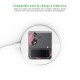 Coque Coque Samsung Galaxy Z Flip 4 Silicone antichocs Solides coins renforcés Protection Housse transparente Fée Fleurale Evetane
