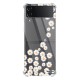 Coque Coque Samsung Galaxy Z Flip 4 Silicone antichocs Solides coins renforcés Protection Housse transparente Marguerite Evetane