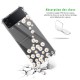 Coque Coque Samsung Galaxy Z Flip 4 Silicone antichocs Solides coins renforcés Protection Housse transparente Marguerite Evetane