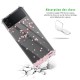 Coque Coque Samsung Galaxy Z Flip 4 Silicone antichocs Solides coins renforcés Protection Housse transparente Chute De Fleurs Evetane