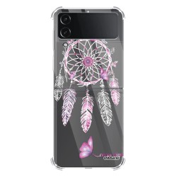 Coque Coque Samsung Galaxy Z Flip 4 Silicone antichocs Solides coins renforcés Protection Housse transparente Carpe diem Evetane