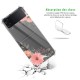 Coque Coque Samsung Galaxy Z Flip 4 Silicone antichocs Solides coins renforcés Protection Housse transparente Fleurs roses Evetane