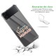 Coque Coque Samsung Galaxy Z Flip 4 Silicone antichocs Solides coins renforcés Protection Housse transparente Je suis une super Maman Evetane