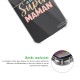 Coque Coque Samsung Galaxy Z Flip 4 Silicone antichocs Solides coins renforcés Protection Housse transparente Je suis une super Maman Evetane