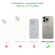 Coque iPhone 15 Pro Max Transparente Compatible Magsafe + 2 Vitres Protection Ecran