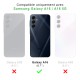 Coque Samsung Galaxy A16/A16 5G Antichoc Silicone bords renforcés + 2 Vitres en verre trempé Protection écran