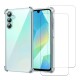 Coque Samsung Galaxy A16/A16 5G Antichoc Silicone bords renforcés + 2 Vitres en verre trempé Protection écran