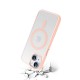 Coque iPhone 13 Transparente Compatible Magsafe Contour Rose + 2 Vitres Protection ecran