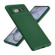 Coque Google Pixel 7 Pro Silicone liquide Vert Foret + 2 Vitres en Verre trempé Protection écran Antichocs