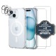 Coque iPhone 15 Antichoc compatible Magsafe + 2 Protections écran et 2 protections Objectif Caméra