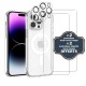 Coque iPhone 14 Pro Max Antichoc compatible Magsafe + 2 Protections écran et 2 protections Objectif Caméra