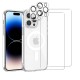 Coque iPhone 14 Pro Antichoc compatible Magsafe + 2 Protections écran et 2 protections Objectif Caméra