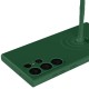 Coque Samsung Galaxy S22 Ultra Silicone liquide Vert Foret + 2 Vitres en Verre trempé Protection écran Antichocs