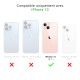 Coque iPhone 13 Noire avec Compartiment Carte + 2 Vitres Protection Ecran 