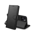 Etui iPhone 15 Noir, Protection Portefeuille Livre Emplacement cartes, support dépliant, Languette Magnétique