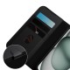 Etui iPhone 15 Noir, Protection Portefeuille Livre Emplacement cartes, support dépliant, Languette Magnétique