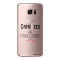 Coque Samsung Galaxy S7 rigide transparente Caprices de Parisienne Dessin La Coque Francaise