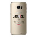 Coque Samsung Galaxy S7 Edge rigide transparente Caprices de Parisienne Dessin La Coque Francaise