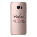 Coque Samsung Galaxy S7 rigide transparente Fashion Paris Dessin La Coque Francaise