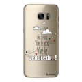 Coque Samsung Galaxy S7 Edge rigide transparente Vive le vendredi Dessin La Coque Francaise