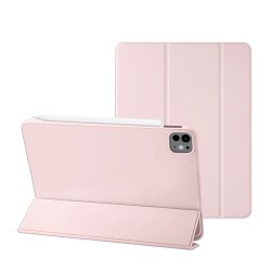 Étui Smart Cover iPad Air 10.9 pouces (2020/2022) / iPad Pro 11 pouces Rose à Rabat avec Support