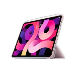 Étui Smart Cover iPad Pro 12.9 pouces (2018/2020/2021) Rose à Rabat avec Support