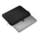 Housse de protection zippé noir compatible Macbook Pro 14 "