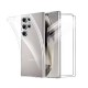 Coque Samsung Galaxy S25 Ultra Antichoc coins renforces Silicone + 2 Vitres en verre trempe Protection ecran